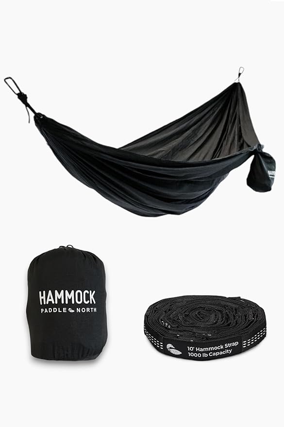Paddle North 2-Person Camping Hammock - Double Hammock for Outdoor Adventures - Lightweight, Durable, and Comfortable for Hiking, Backpacking, and Relaxing