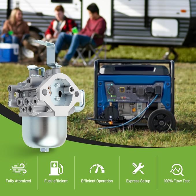 C126231 0A4600 Generator Carburetor with Height 75MM Fuel Filter 070185B 070185BS 070185D for Nikki 0A4600 C126231 generac carburetor 410cc Generac XG8000E 0052331 GN360 091187 91187A 410HS