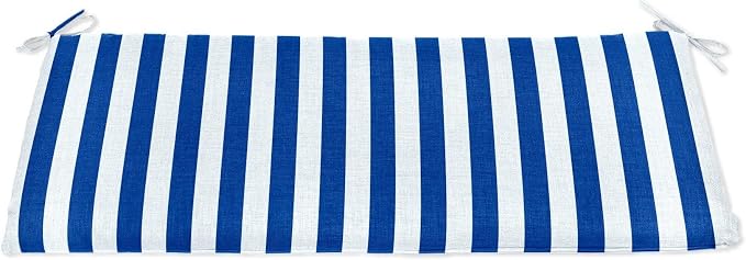 BrylaneHome Bh Outdoor Performance Bench Cushion - Bright Cobalt Cabana