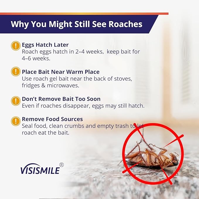 Cockroach Repellent Indoor and Outdoor: Roach Repellents for German Cockroaches, Small Roaches– Cockroach Deterrent for Homes and Kitchens 16 PCS