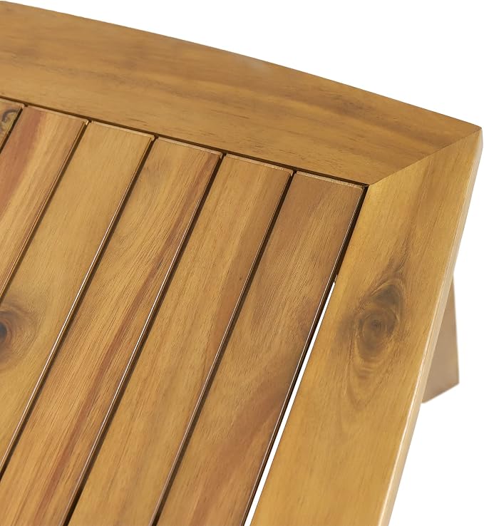 Solano Outdoor Rectangular Coffee Table - Acacia Wood - Teak