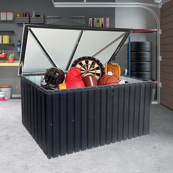 GOWE Metal Storage Box Store Large Out Door Use