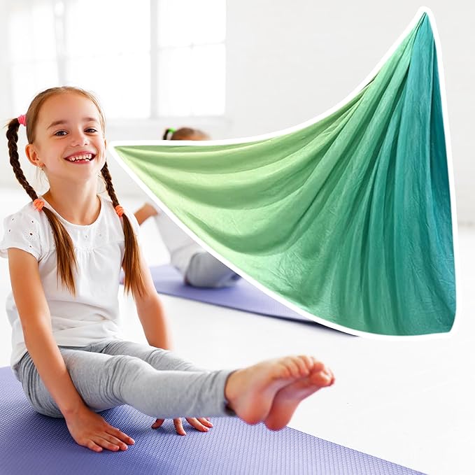 Aerial Hammock, Durable, Portable, Silk – Yoga Swing Set Fitness, Stretch Portable Equipment Indoor, Gym Exercise Adults Women Men | Indoor Gym Exercise Adults Women Men Kids Versatile