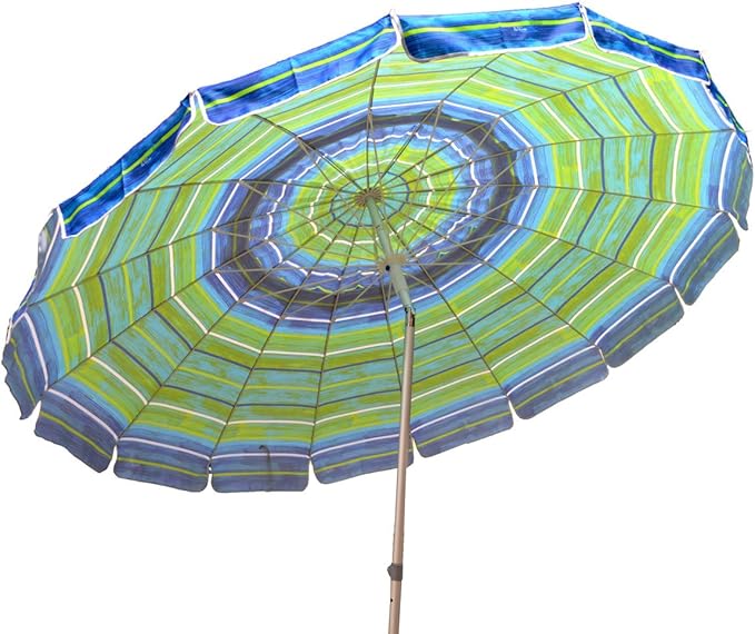 Beach Umbrella Rainbow Includes Carry Bag