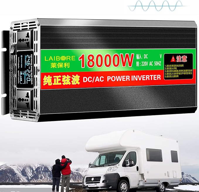 2800W 3800W 5800W 6800W 7800W 8800W 10000W 13000W 18000W 20000W Solar Power Inverter,DC 12V 24V 48V 60V 72V to 110V/220V 230V AC Split Phase Inverter Pure Sine Wave Inverter,for Home Energy Storage(18