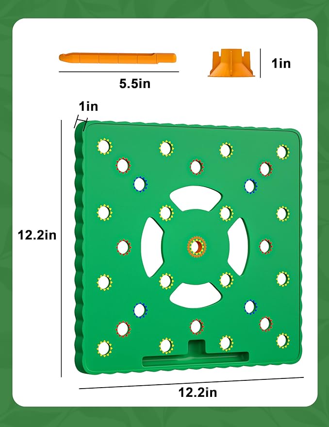 Seed Spacer Tool for Square Foot Gardens - Maximize Your Garden Space and minimize Weeds with This Premium Garden Tool