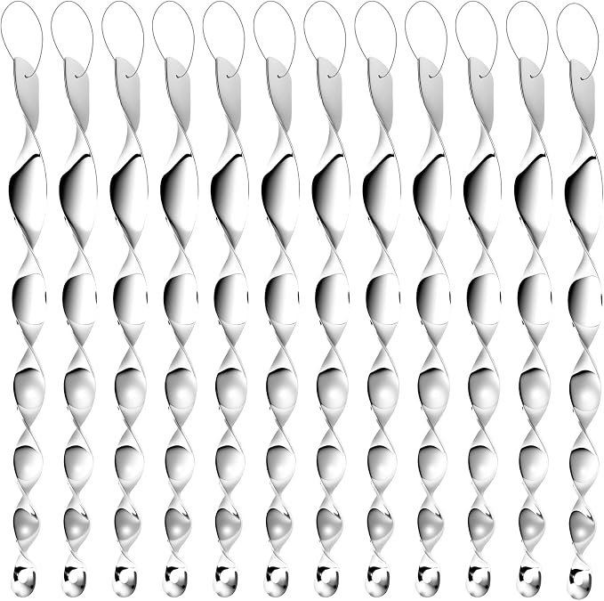 8 Pack Silver Spiral Bird Repellent Reflective Scare Rods, Hanging Plastic Rod Bird Deterrent Device, Glossy Finish Wind Spinner Scare Animals Away Outside Patio Lawn Garden Trees Decorations