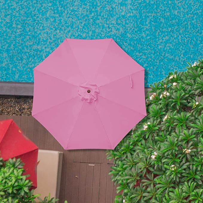 Patio Umbrella 9 ft Replacement Canopy for 8 Ribs-Canopy Only