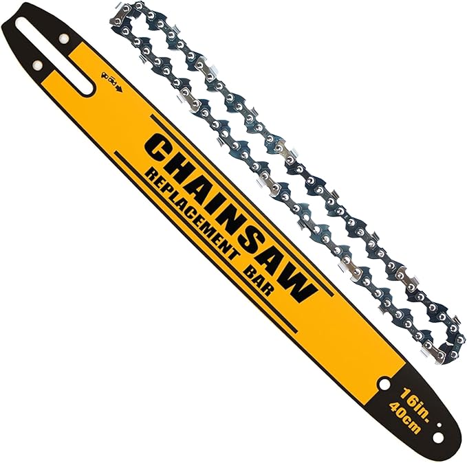16-Inch DWZCSB16 Chainsaw Guide Bar and DWO1DT616T Saw Chains Combo Durable Guide Bar Compatible with DEWALT Chainsaw DCCS670, DCCS670B, DCCS670X1, DCCS670P1