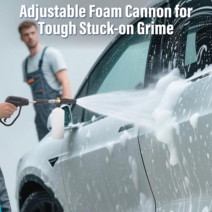 Pressure Washer, Power Washer with nozzles