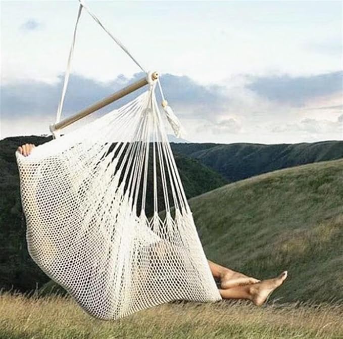 Hammock for Outside 135X100CM Nordic Style Hammock Portable Dormitory Bedroom Chair Indoor Outdoor Garden Swing Hanging Bed Hammock Swing