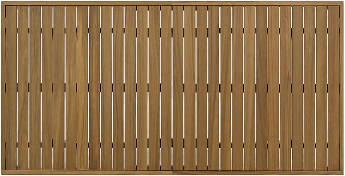 Merax Acacia Wood Outdoor Dining Set for 4,Waterproof Patio Furniture with 1 Table and 4 Chairs,and Thick Cushions for Balcony, Vourtyard, and Garden