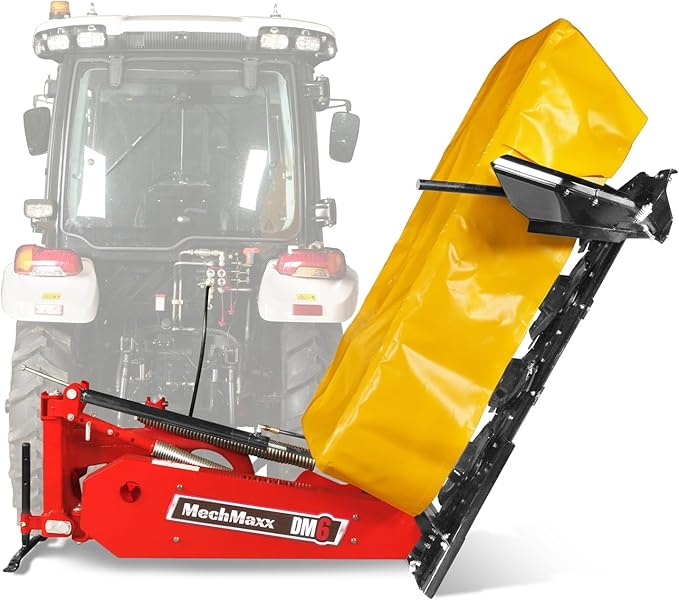 MechMaxx 6FT PTO 3-Point Disc Mower Attachments for 35-80HP Cat.2 Tractor, Model DM6