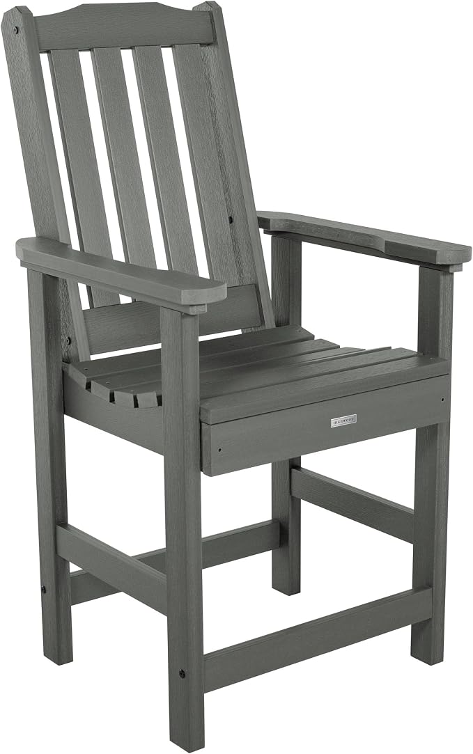 Highwood AD-ST7LH2CO4BA-CGE Lehigh 7pc Rectangular Counter Height Dining Set 72" x 42", Coastal Teak