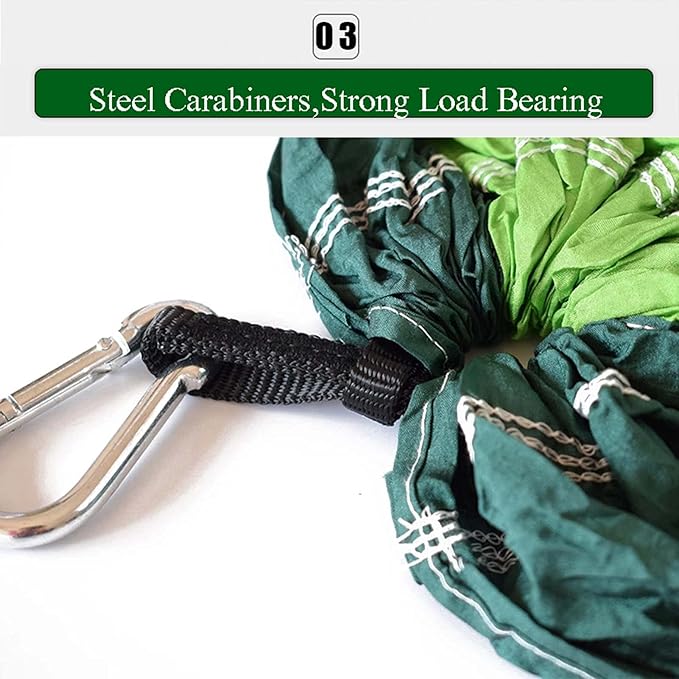 Hammocks for Camping with Cover, Portable Hammock for Trees, Double Hammock with Mosquito Net Double, Hammocks for Outside 2 Person, for Beach, Backyard, Patio