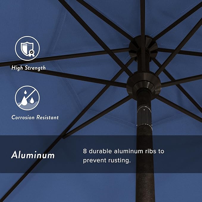 California Umbrella 7.5' Round Aluminum Market Umbrella