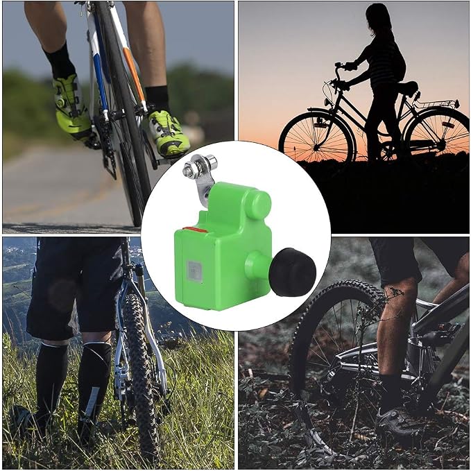 Electric Generator, DC5V1A Dynamo Generator Mobile Phone Charging Mountain Generator Night Riding Equipment for Long Distance Cycling (Green)