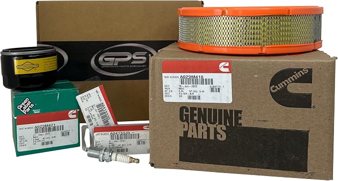 GPS GENERATOR PARTS SPECIALIST Tune Up Kit for Cummins Home Standby Generator 20KW RS20AC & RS20A Model GSBB