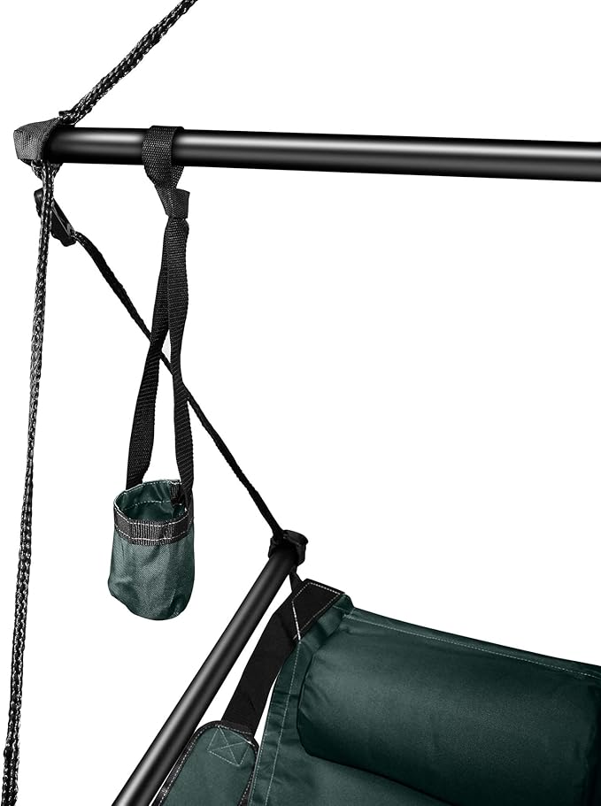 Hammaka Hanging Hammock Air Chair, Aluminum Dowels, Green