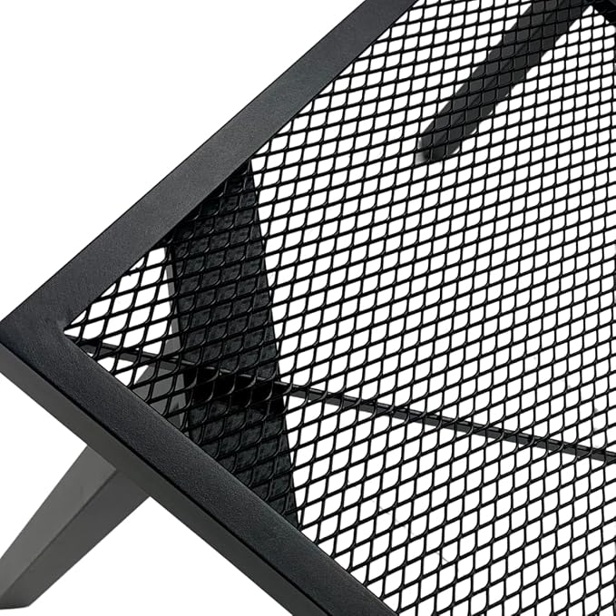 Outdoor Patio Dinning Table for 6, Rectangular Metal Steel Patio Outdoors Tables with Umbrella Hole All Weather-Resistant for Lawn Backyard Garden, Porch