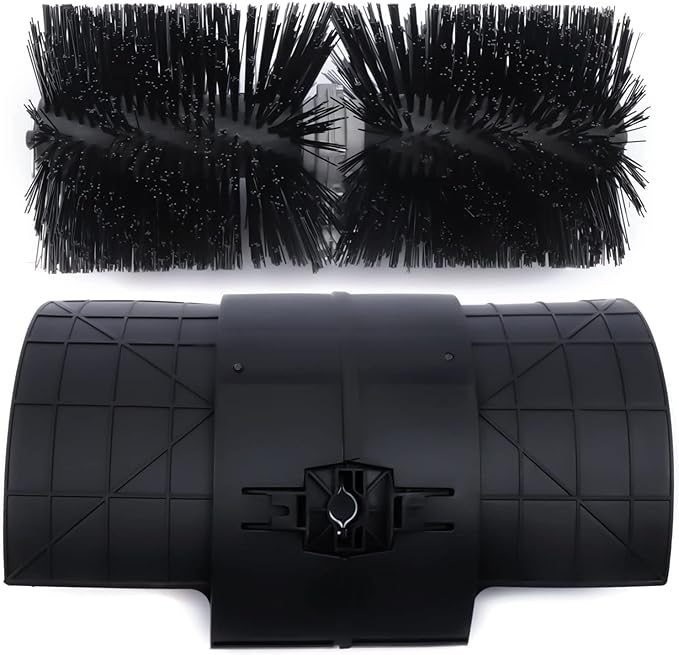 Power Sweeper Brush Couple Shield Attachment for 52CC 2 Stroke 2.3HP Gasoline Outdoor Handheld Sweeper Walk Behind Sweeper Sweeping Broom