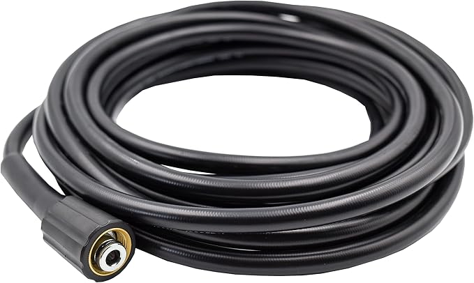 AR Blue Clean PW909UH-R, 1/4"x 25' Replacement/Extension Super Soft, Pressure Washer Hose, 2900 Max PSI, Black