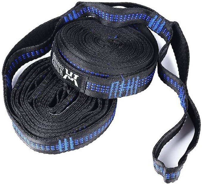 NOBRIM Hammock Camping Portable Hammocks Nylon Hammock with Tree Straps Two Carabiners Double Person Hammock Outdoor for Travel Patio
