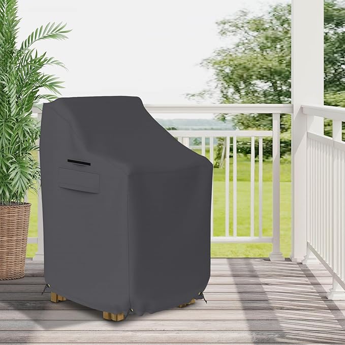 Seal Skin Covers Outdoor Square Coffee Table Cover, Heavy-Duty Elite PVC Waterproof & UV-Resistant Material, All-Weather Protection for Patio Furniture (Black, 48"L x 26"W x 18"H)