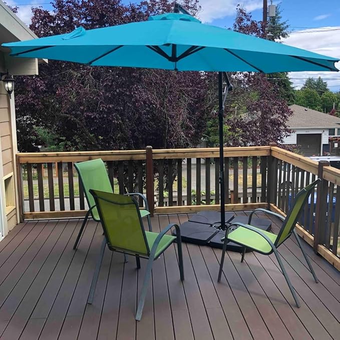 Replacement Umbrella Canopy For Market Table Beach Pool Umbrella Replacement Top Cover Patio Parasol Replacement Canopy Cover 6.5ft 7.5ft 9ft 10ft
