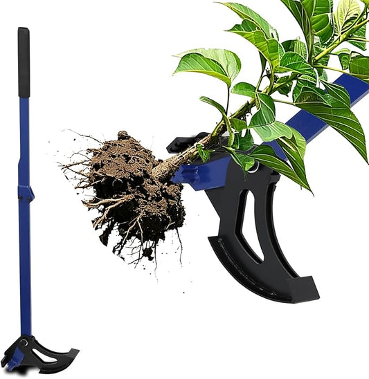 Anrain Foldable Portable Sapling Puller Tool for 1/4"–2" Woody Stems,Heavy-Duty Sapling Puller, High-Leverage Tree Puller | Ergonomic Effort-Saving Design – Ideal for Garden, Farm & Forestry