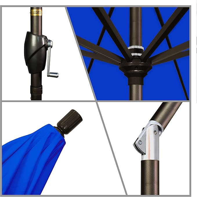 California Umbrella 6' Round Aluminum Market Umbrella