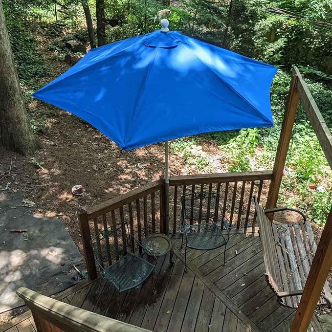 Replacement Umbrella Canopy For Market Table Beach Pool Umbrella Replacement Top Cover Patio Parasol Replacement Canopy Cover 6.5ft 7.5ft 9ft 10ft