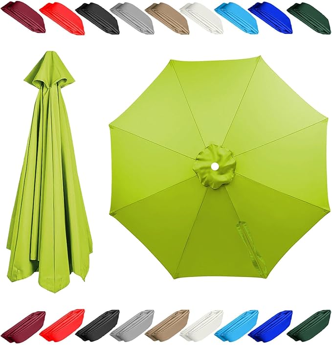 11.5ft 13 ft 8 rib umbrella replacement canopy patio umbrella fabric replacement Outdoor Umbrella Polyester Top