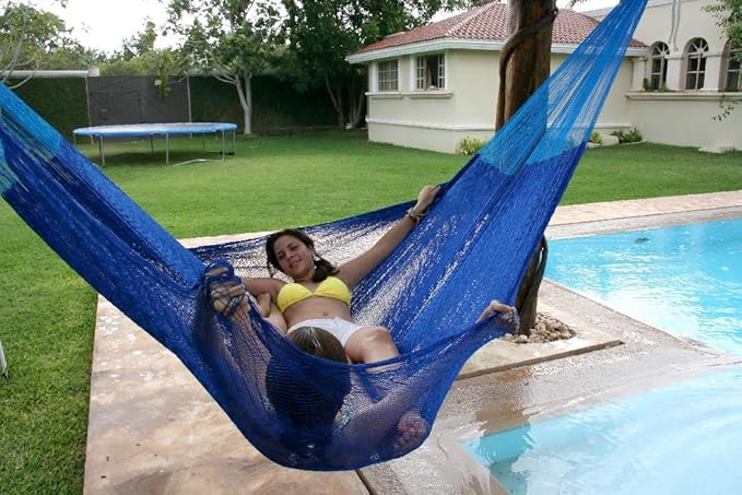 Mayan Hammock Family Size-* Pay Standard Shipping and Receive Priority in 1 Day at Your Front Door *