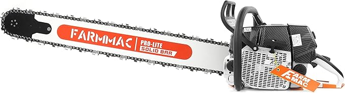 F660VW 92cc Gas Chainsaw, 42 Inch Alloy Bar & Chain, 5.2KW 7HP 2-Cycle Gasoline Chainsaw, Professional Chainsaw for Extra-Large Felling, and Heavy-Duty Forestry – Compatible with MS660 G660