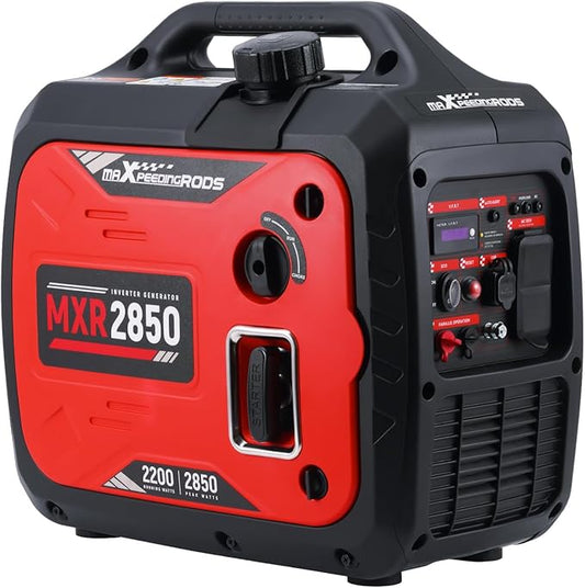 maXpeedingrods 2850W Portable Inverter Generator, Gas Powered, EPA Compliant with CO Alarm, Compact and Lightweight for Outdoor Camping, RV Ready and Home