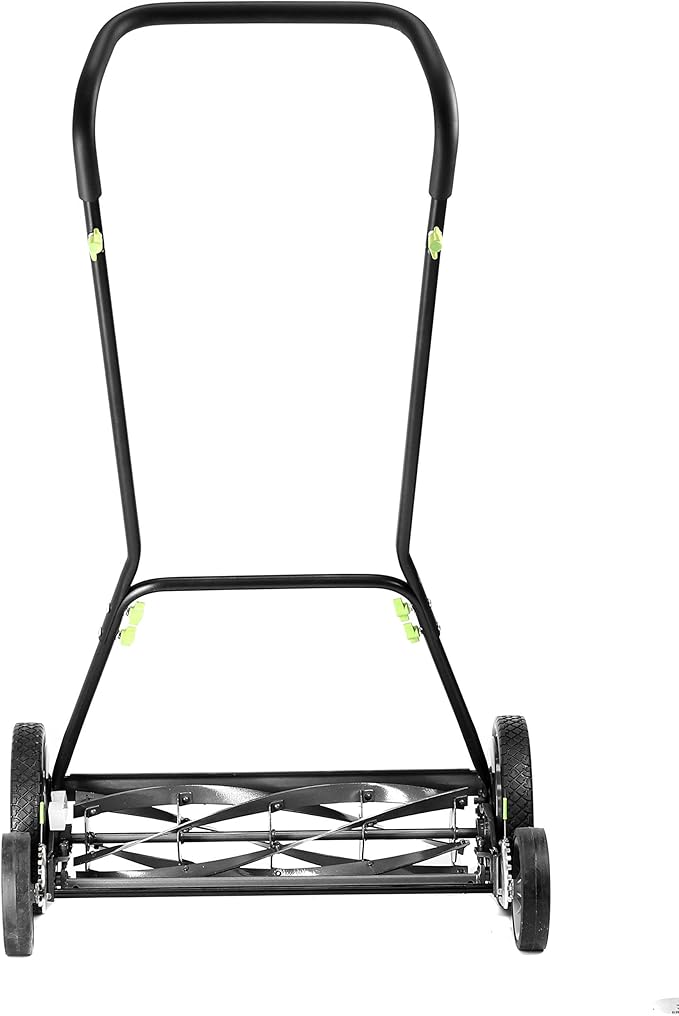 Earthwise 2001-20EW 20-Inch 5-Blade Push Reel Lawn Mower, Grey