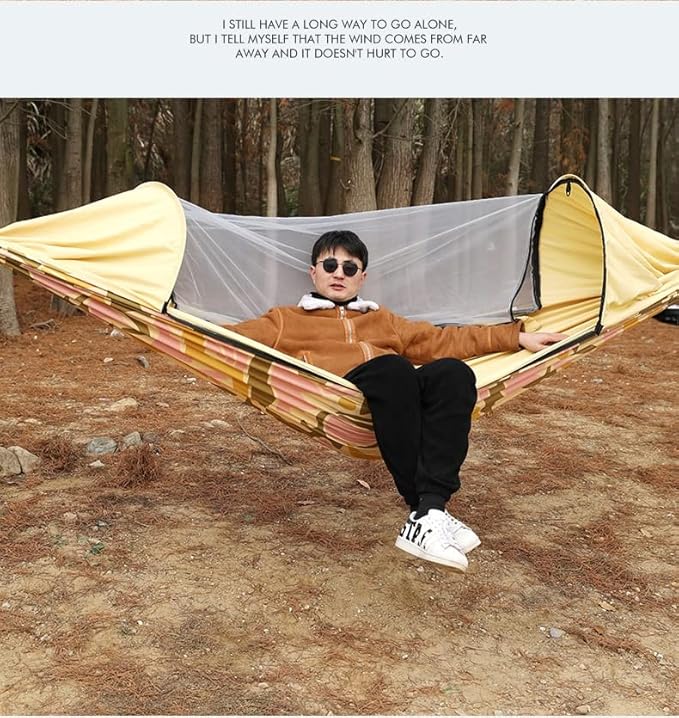 Hammock Tent Hanging Camping Hammock with Net Lightweight Outdoor Swing Sleeping Hammock