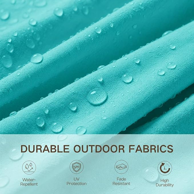Kingdura Cantilever Patio Umbrella with Double Top Vent, Large Square Aluminum Outdoor Offset Umbrella with 360-degree Rotation, Infinite Tilt, UV Protection for Pool Deck Garden Patio