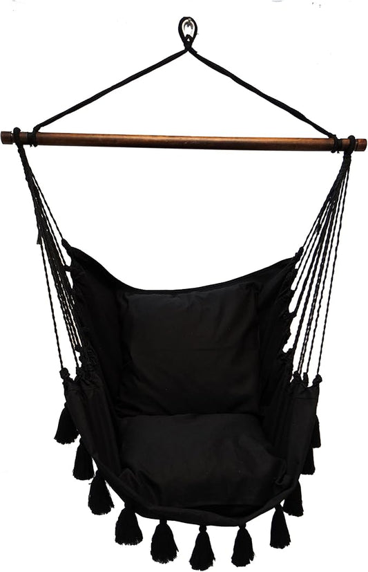 Calloway Mills Midnight Black Hammock Chair
