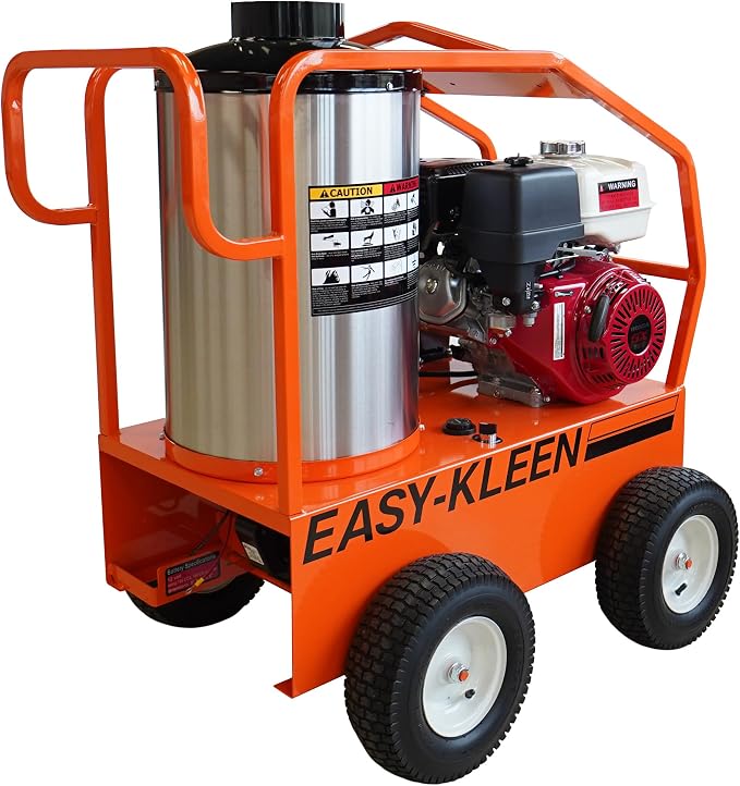 Easy-Kleen Hot Water Pressure Washer Gasoline Powered with a Diesel Burner 3.5GPM 4000PSI 13 HP Engine