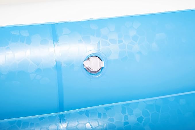 Bestway 54006 Family Rectangular Inflatable Pool, 262 x 175 x 51 cm, Blue/White