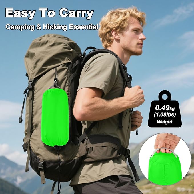 Fluorescent Green Solid Color 330lb Capacity Hammocks for Camping with Tree Straps Portable Hammock for Outside Patio Garden hamaca con soporte para adultos