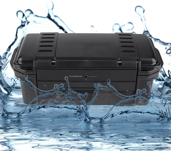 Dry Storage Box, 3 Types Survival Box Container Outdoor Shockproof Case Portable Storage Container for Camping Hiking Outdoor Activities