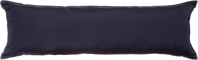 Hatteras Hammocks Navy Long Hammock Pillow, Sunbrella Fabric, Hook & Loop Fasteners, Extra Wide Size, Handcrafted in The USA