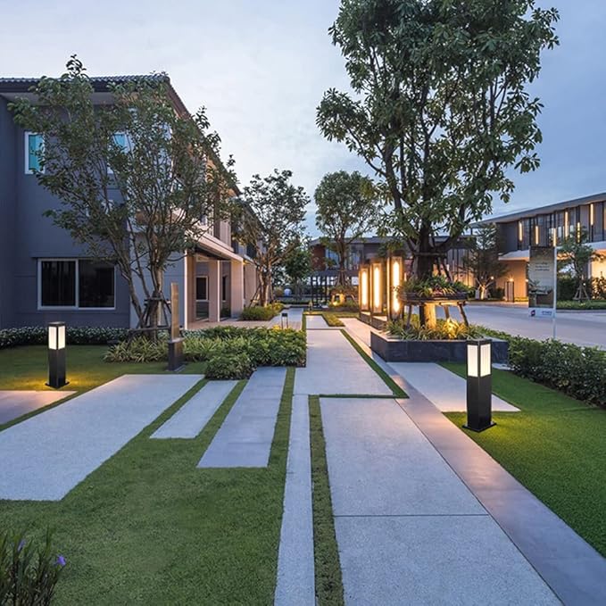 SaeYz Simplicity Waterproof Yard Lamps LED Outdoor Villa Path Lights Landscape Garden Exterior Lawn Lights Front/Back Door Walkway Pathway Patio Porch Decor Lighting Fixture,Wall Lights