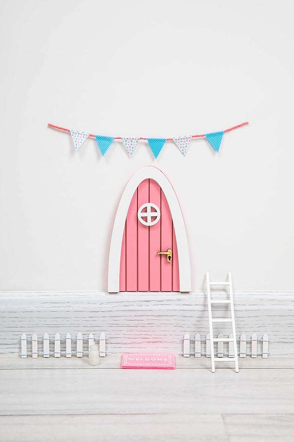 Tooth Fairy Door Kit Great Gift Miniature with Fairy Door Accessories Desk Fairy Door