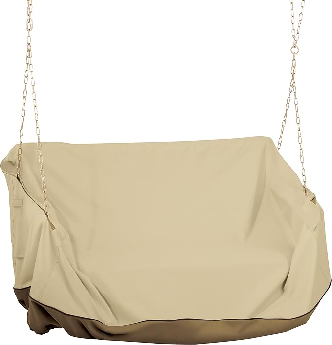 Classic Accessories Veranda Water-Resistant 56 Inch Porch Swing Cover, Patio Furniture Covers