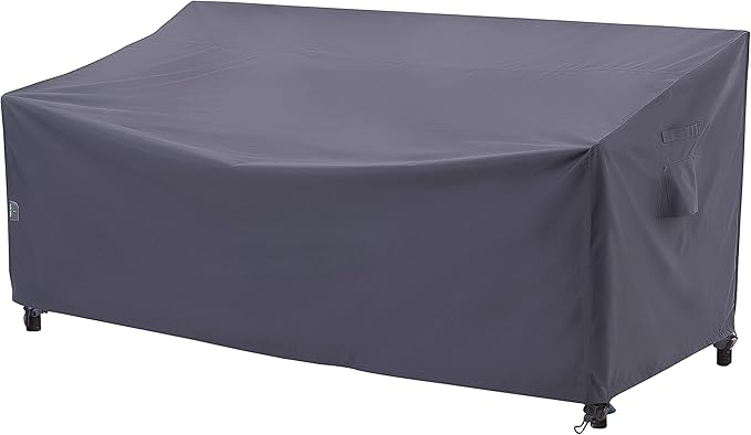 F&J Outdoors X-Large Heavy Duty Patio Sofa Cover Waterproof Anti-UV Furniture Cover, 92" W x 42" D x 42" H