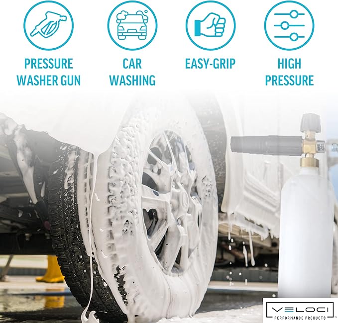 MTM Hydro SGS28 Pressure Washer Trigger Gun with Installed Stainless Steel Connection Fittings Commercial Grade